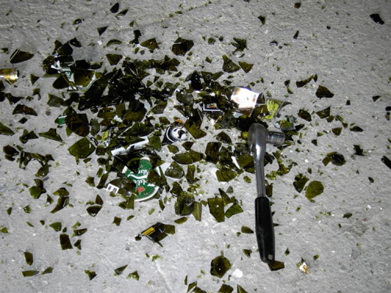 ReTec bottle crusher output