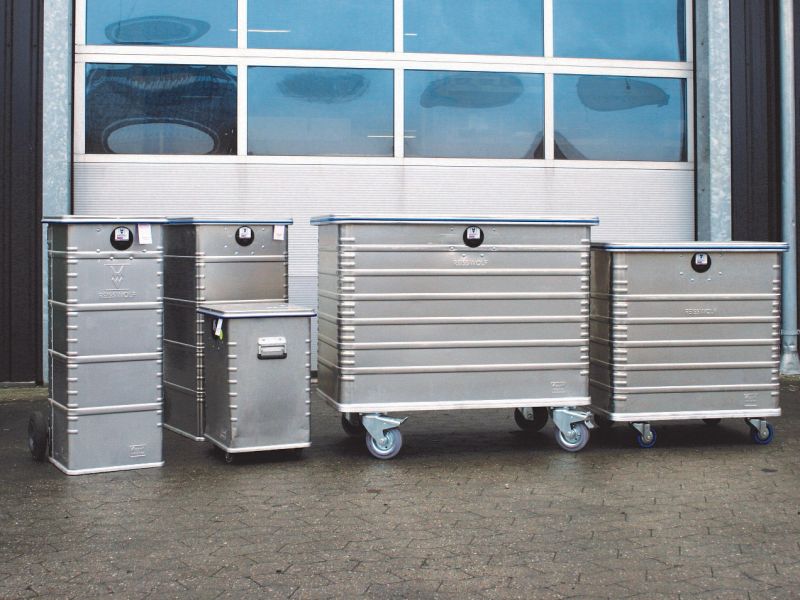 Bin for mobile security shredding