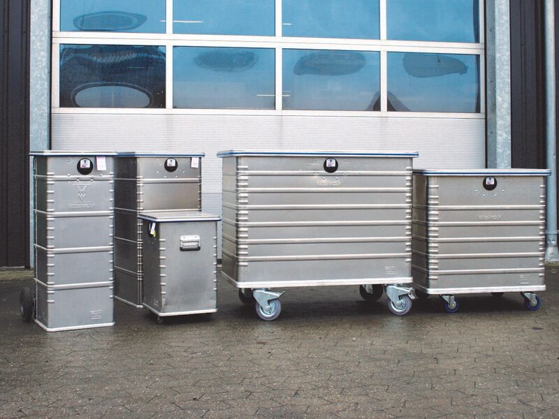 Bin for mobile security shredding