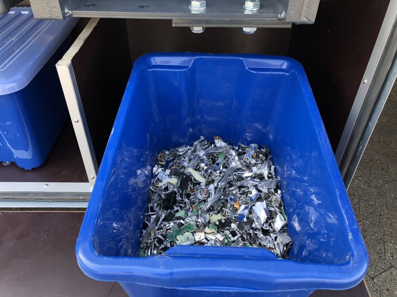 Hard drives shredding - ReTec