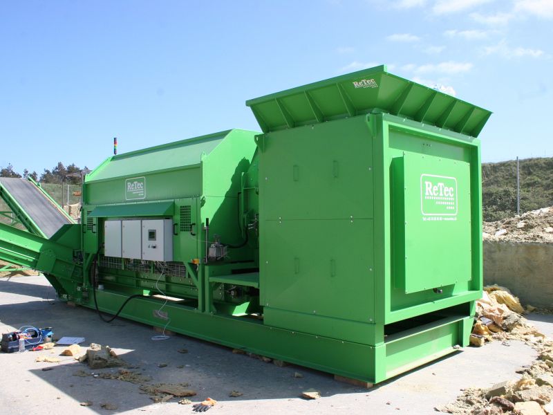 ReTec mineral wool recycler