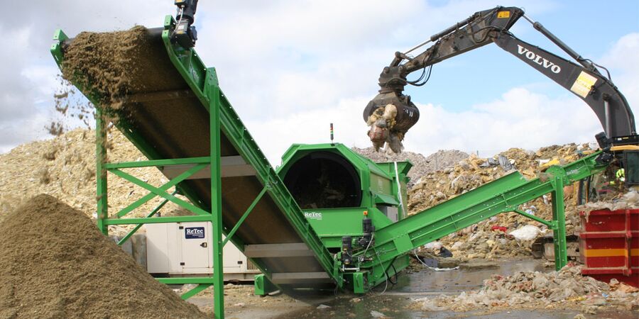 Mineral wool recycler recycles instead of deposits on landfill