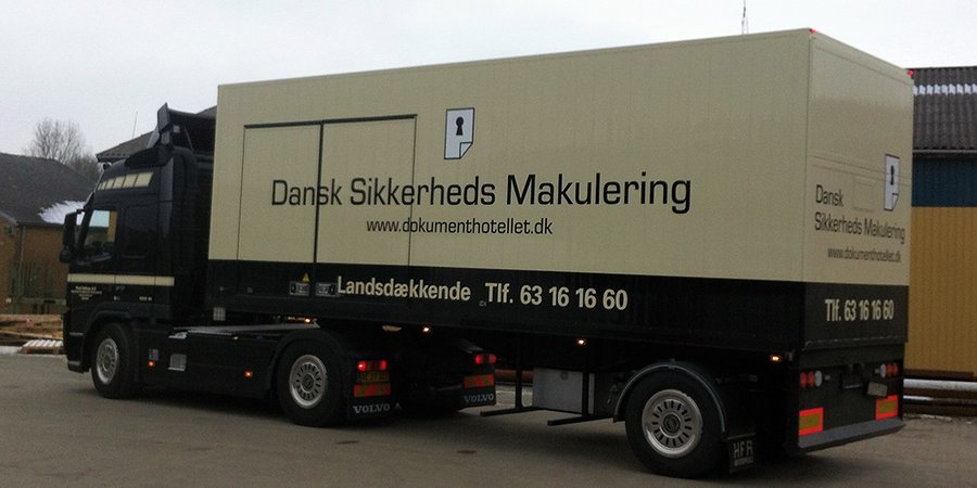 Mobile security shredding in Denmark