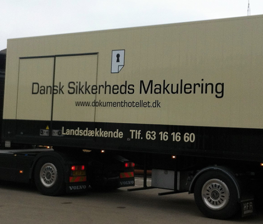 Mobile security shredding in Denmark