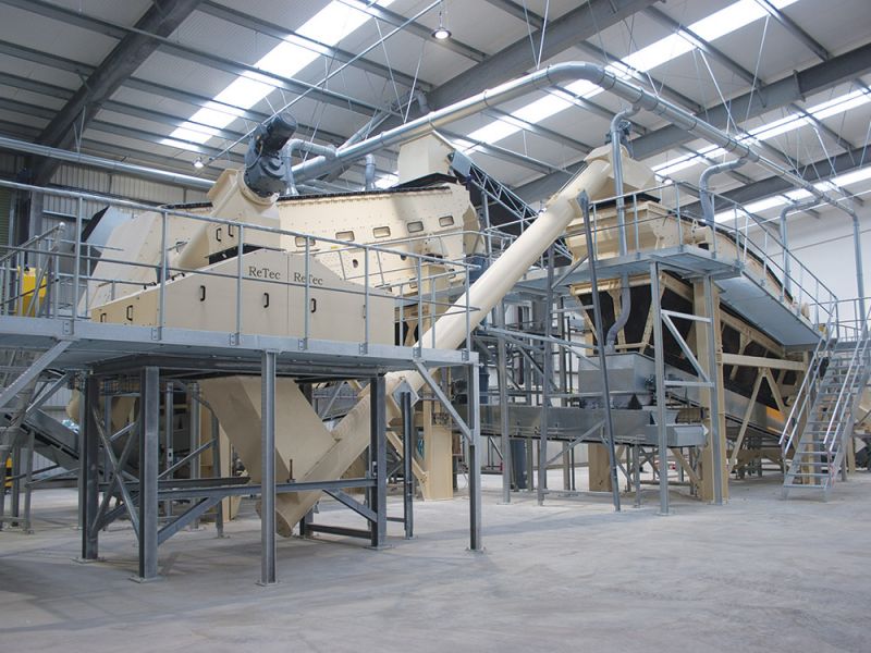 Gypsum recycling plants made by ReTec
