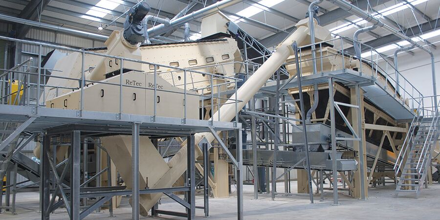 Recycled gypsum powder