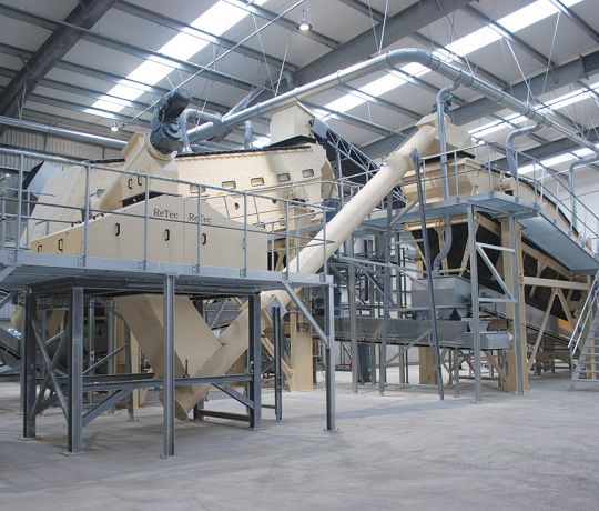 Recycled gypsum powder